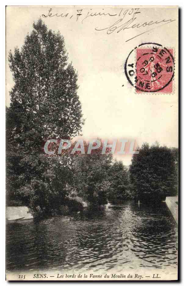 SENS — Les bords de la Vanne du Moulin du Roy — LL. — n°115