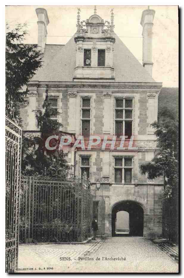 Sens - Pavillon de l'Archevêché — Collection J. D., à Sens - Anverso