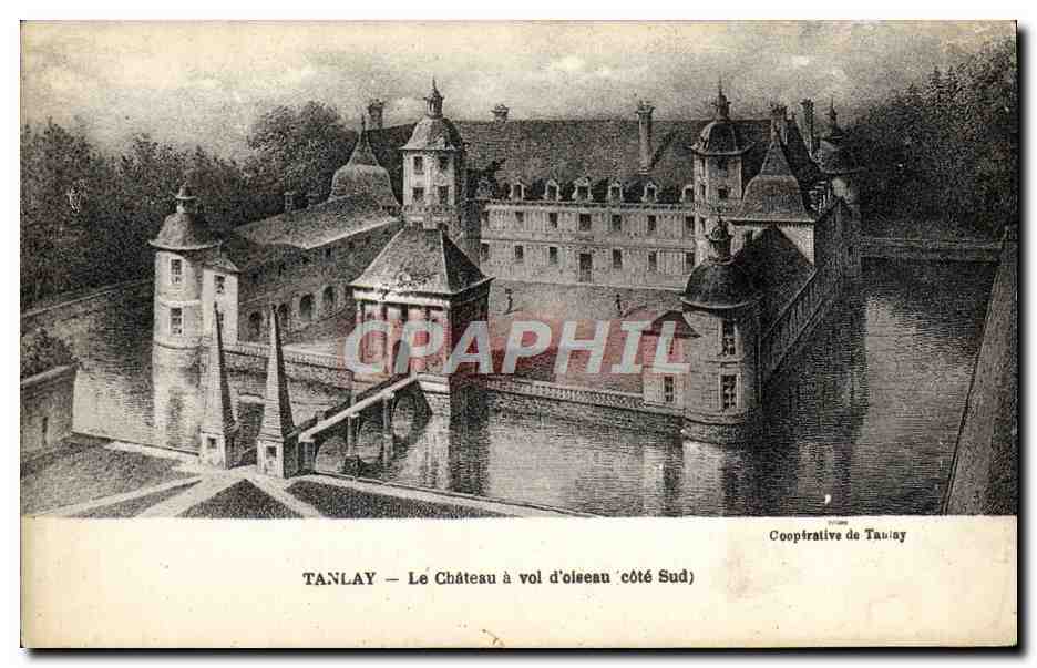 CPA Tanlay Le Chateau A Vol d'Oiseau