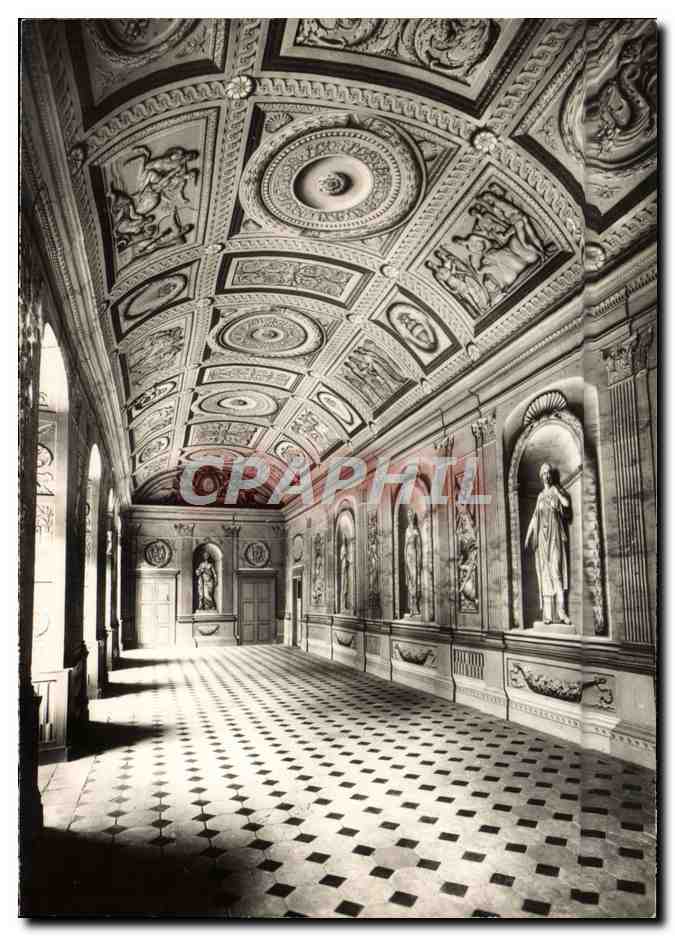 CPM Tanlay Le Chateau la Grande Galerie Grisailles En Trompe l'oeil