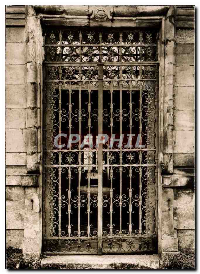 CPM Tanlay Le Chateau Porte En Fer Forge Provenant De l'Abbaye De Quincy