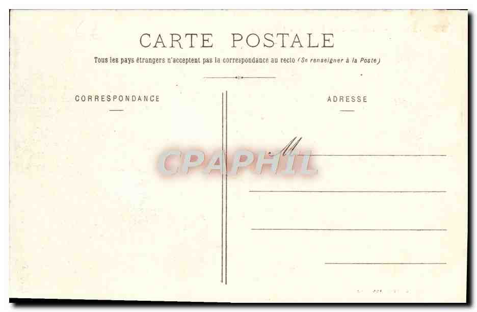 CPA Tonnerre Promenade Du Patis A Vol D'Oiseau — Rückseite