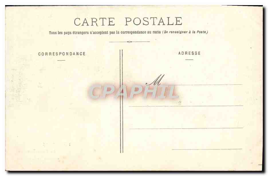 CPA Tonnerre La Fosse Dionne Lavoir  — Rückseite