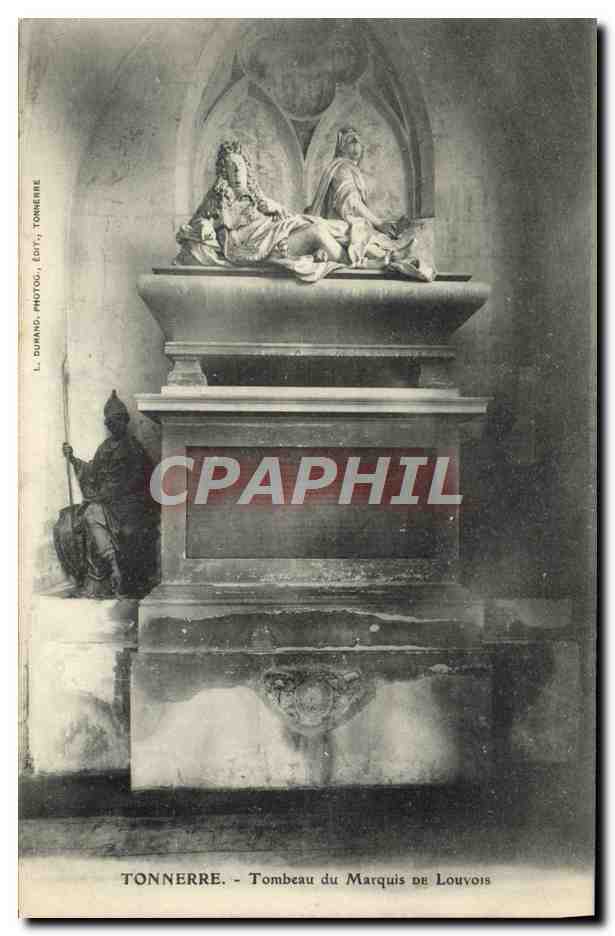 Tonnerre - Tombeau du Marquis de Louvois — L. Durand-Photog., Édit., Tonnerre