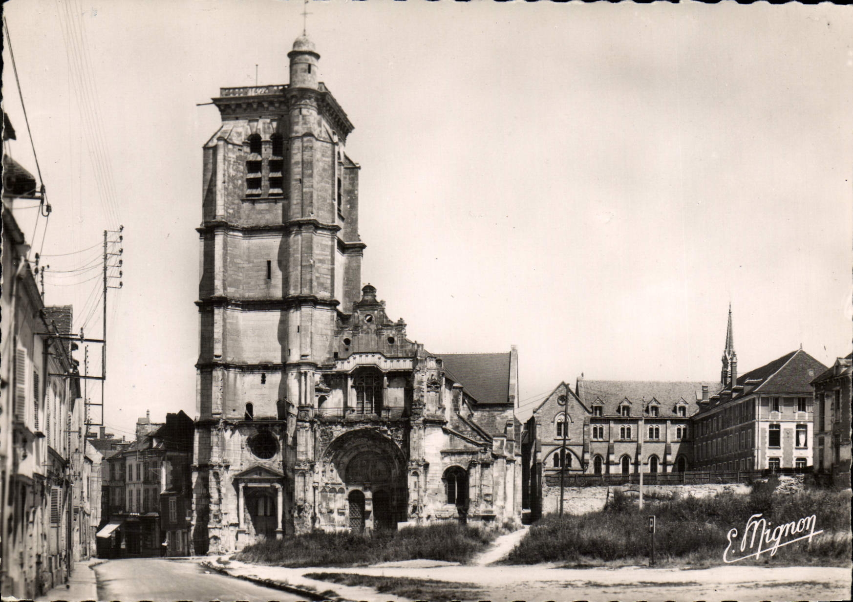 CPM Tonnerre L'Eglise Notre Dame Et Le College De Jeunes Filles