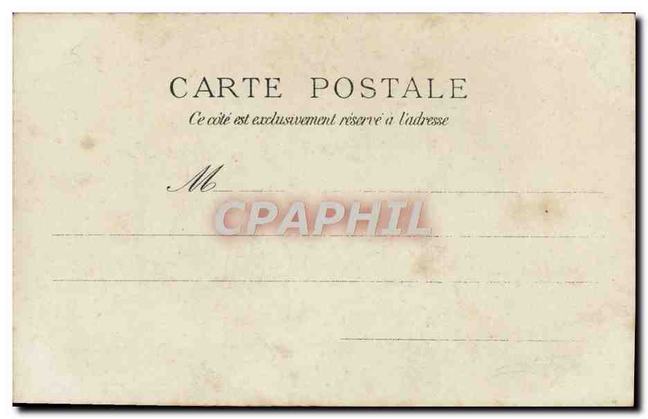 CPA Tonnerre La Caisse d'Epargne Hotel d'Uzes — Rückseite