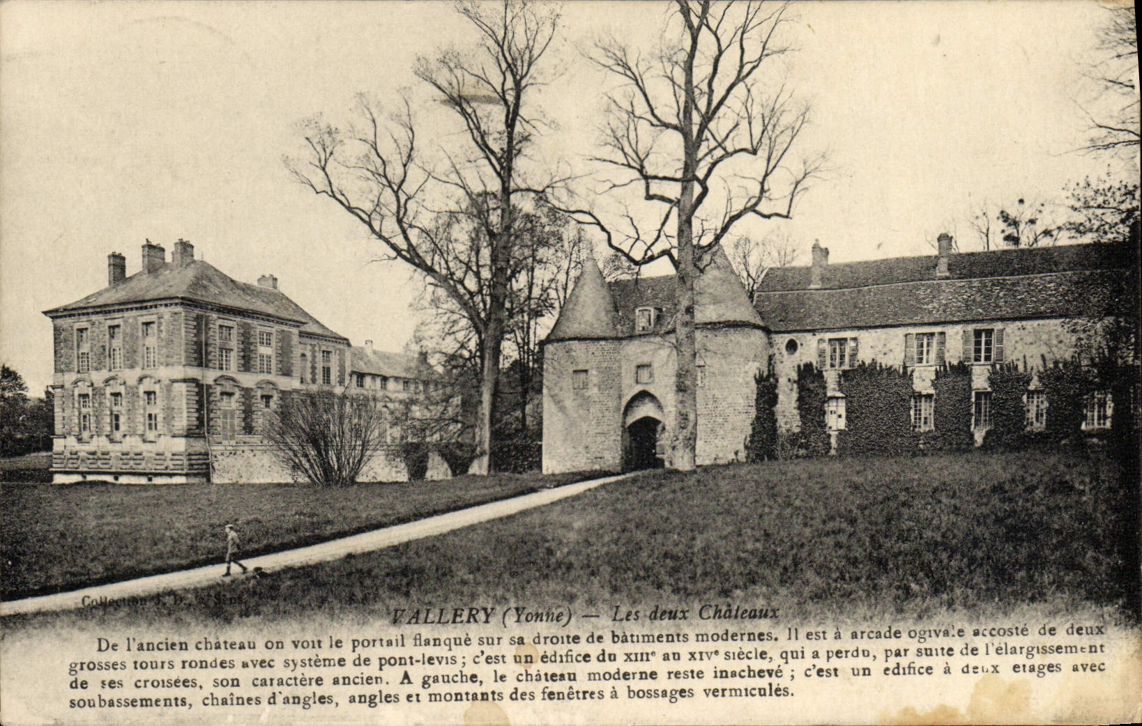 CPA Vallery Les deux Chateaux