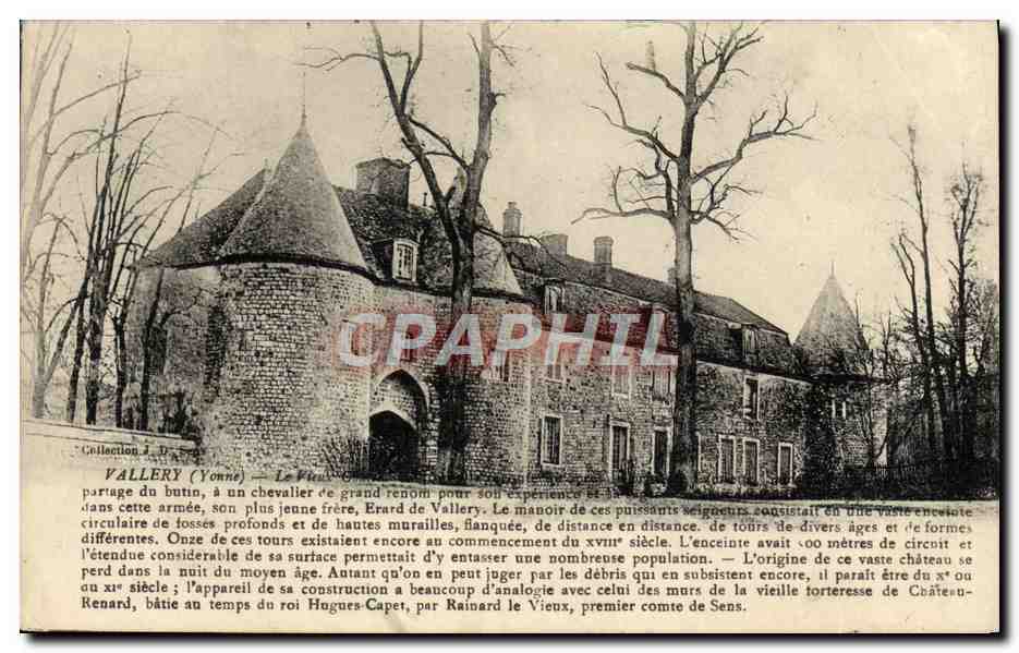 CPA Vallery Le vieux chateau 