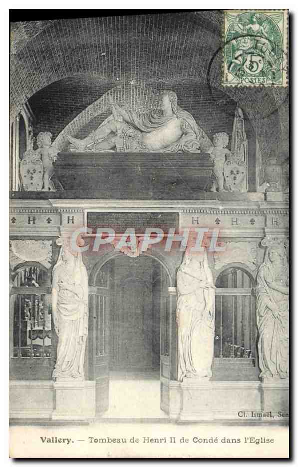 Vallery — Grabmal von Henri II. de Condé in der Kirche — Cl. Ismaël, Sceaux