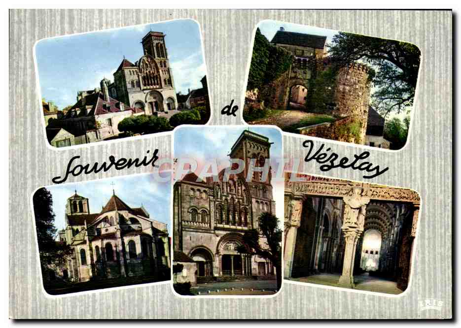 Vézelay — Recuerdo de la Basílica y sus monumentos — Editor C.D.R. HENDAYE