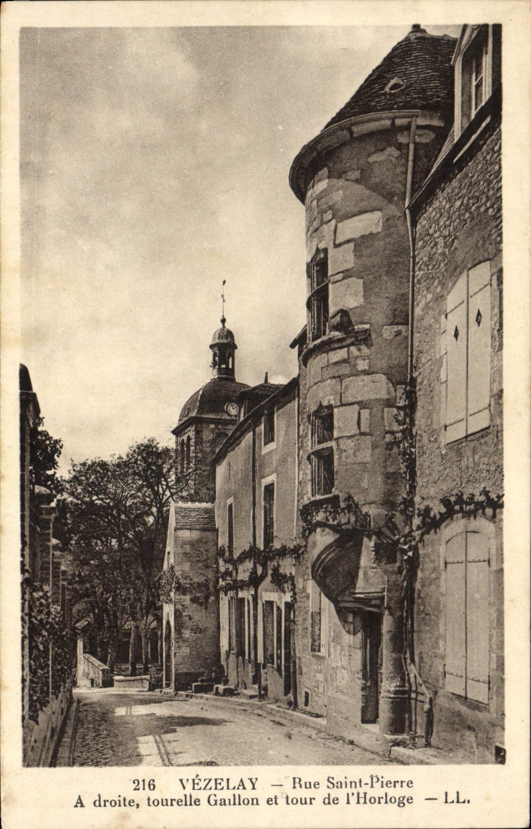 Vézelay — Rue Saint-Pierre — Édition Jaligny, n°216