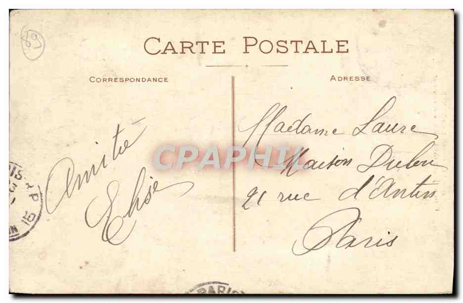 Villeneuve-sur-Yonne — Porte de Joigny (XIIIe siècle) — éditeur JI — Verso