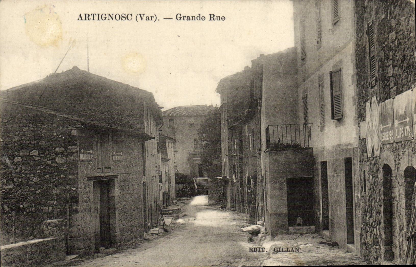 CPA Artignosc Grand Rue