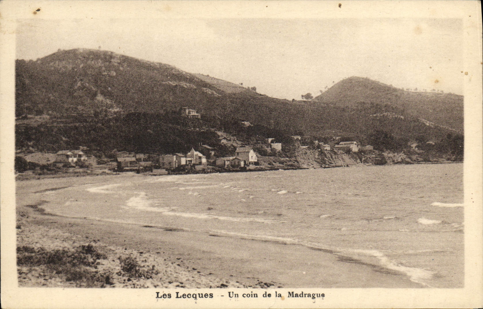 CPA Les Lecques un Coin De La Madrague