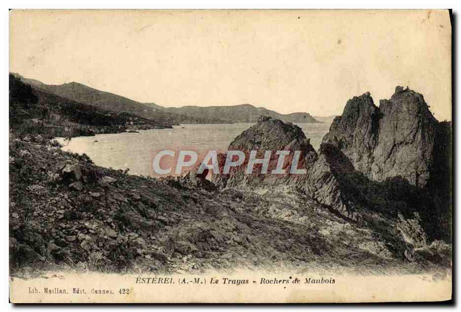 CPA Esterel Le Trayas Rochers De Maubois