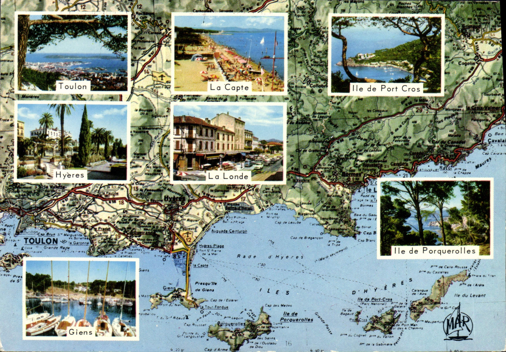 Toulon - La Capte - Hyères - Giens - Île de Port-Cros - Île de Porquerolles — Les Éditions « MAR »