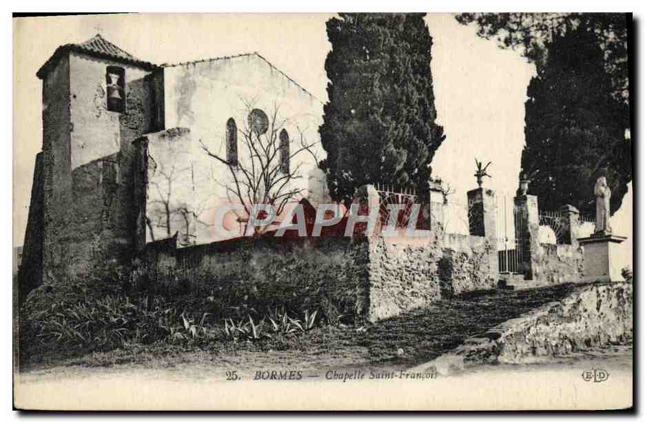 CPA Bormes Chapelle Saint Francois