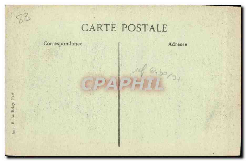 CPA Bormes Chapelle Saint Francois — Rückseite