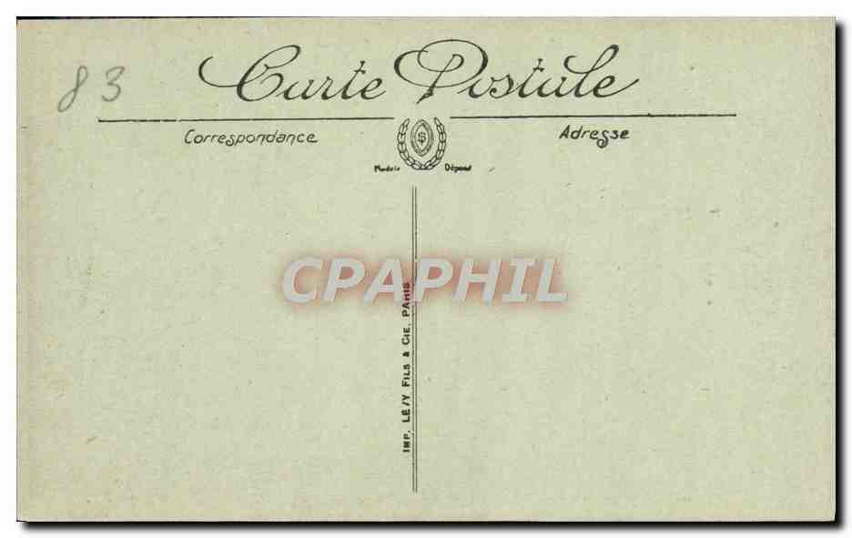 CPA Boulouris Bord De La Mer — Rückseite