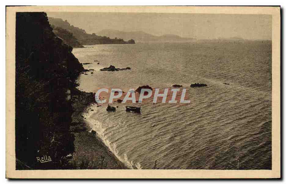 CPA Toulon Cap Brun Crepuscule Argente