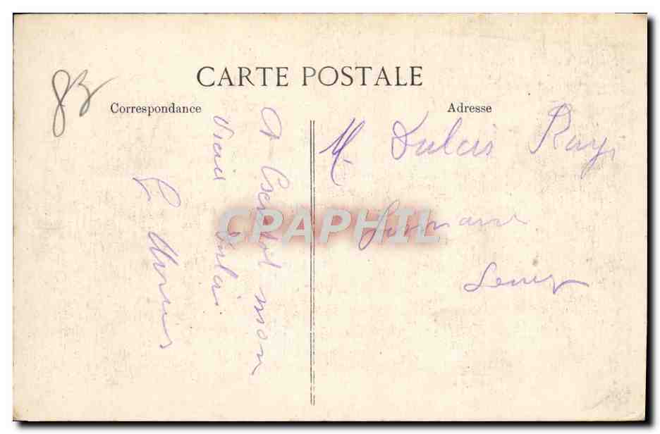 CPA Toulon La Pointe Du Cap Brun — Verso