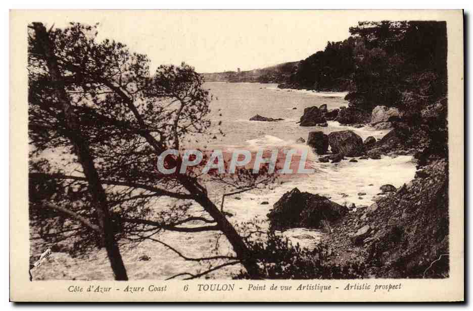 CPA Toulon Point De Vue Artistique