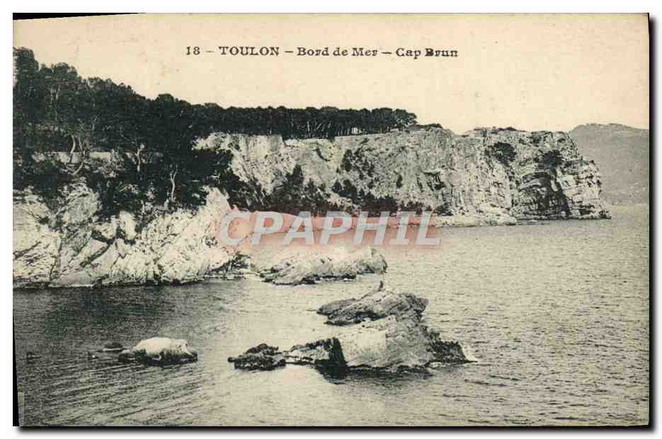 CPA Toulon Bord De Mer Cap Brun