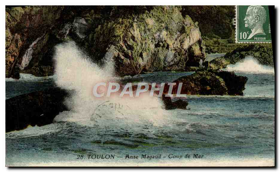 CPA Toulon Anse Magaud Coup De Mer