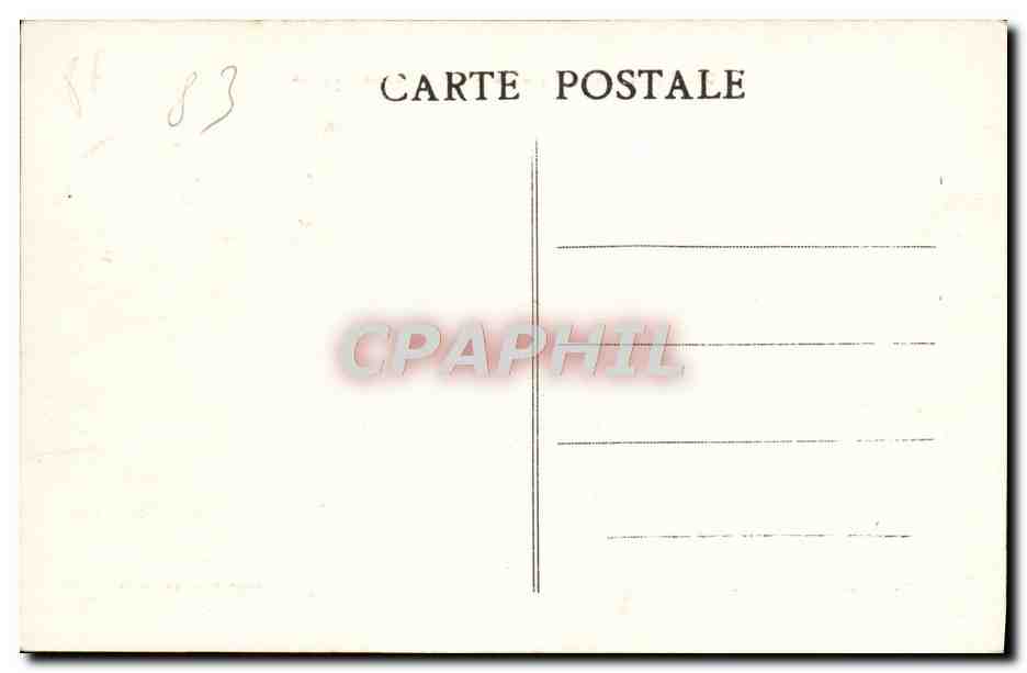 Toulon — Bord de Mer — Effet de Vagues — Phot. Combier & Magó — Verso