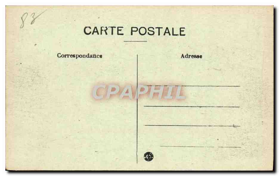 Toulon — Fort du Cap-Brun — B. C. — n° 142 — Verso