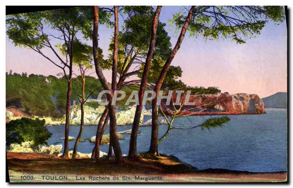 Toulon — Les Rochers de Ste. Marguerite — Imprimé en Allemagne