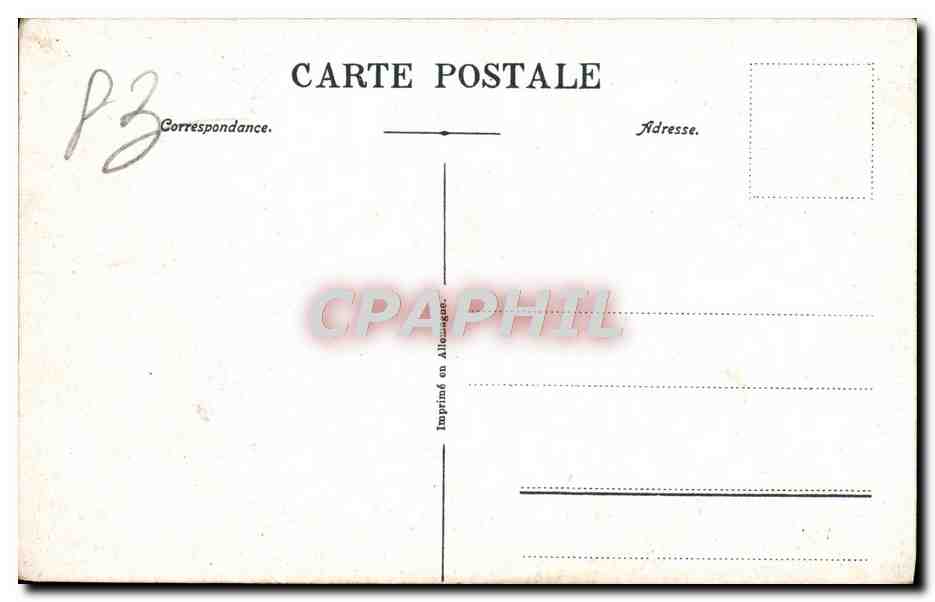 Toulon — Les Rochers de Ste. Marguerite — Imprimé en Allemagne — Verso