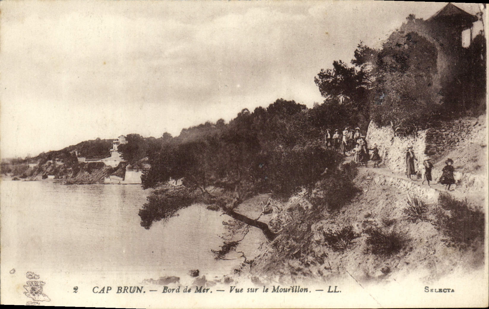Cap Brun — Bord de Mer — Vue sur le Mourillon — LL. — Selecta