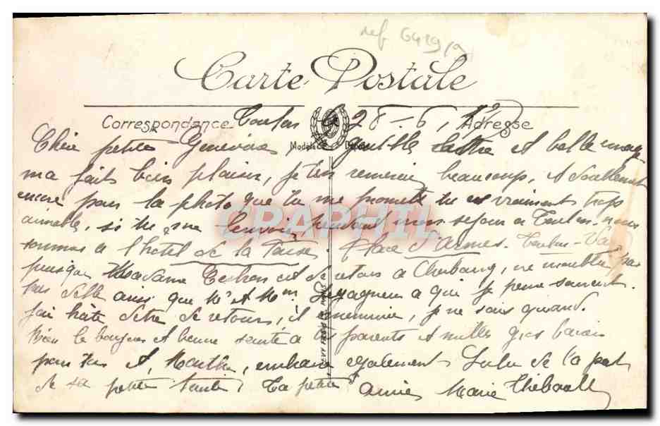 Cap Brun — Bord de Mer — Vue sur le Mourillon — LL. — Selecta — Verso