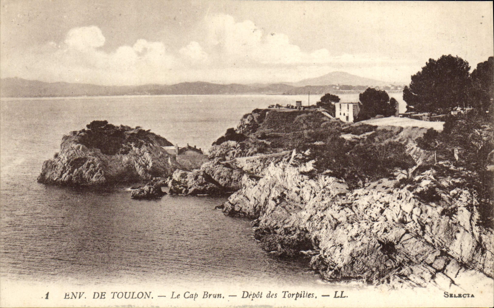 ENV. DE TOULON — Le Cap Brun — Dépôt des Torpilles — Selceta