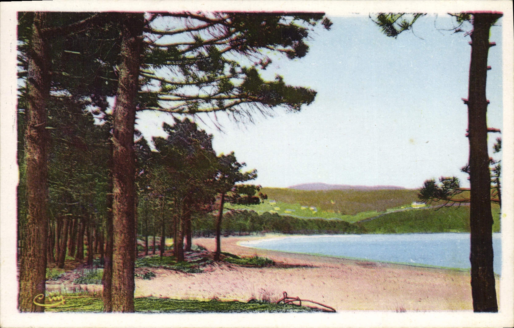 CPA Cavalaire Sur Mer Vue Sur Pardigon Et La Croix