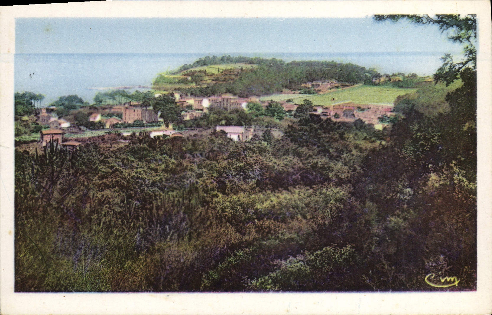 CPA Cavalaire Sur Mer Vue Generale