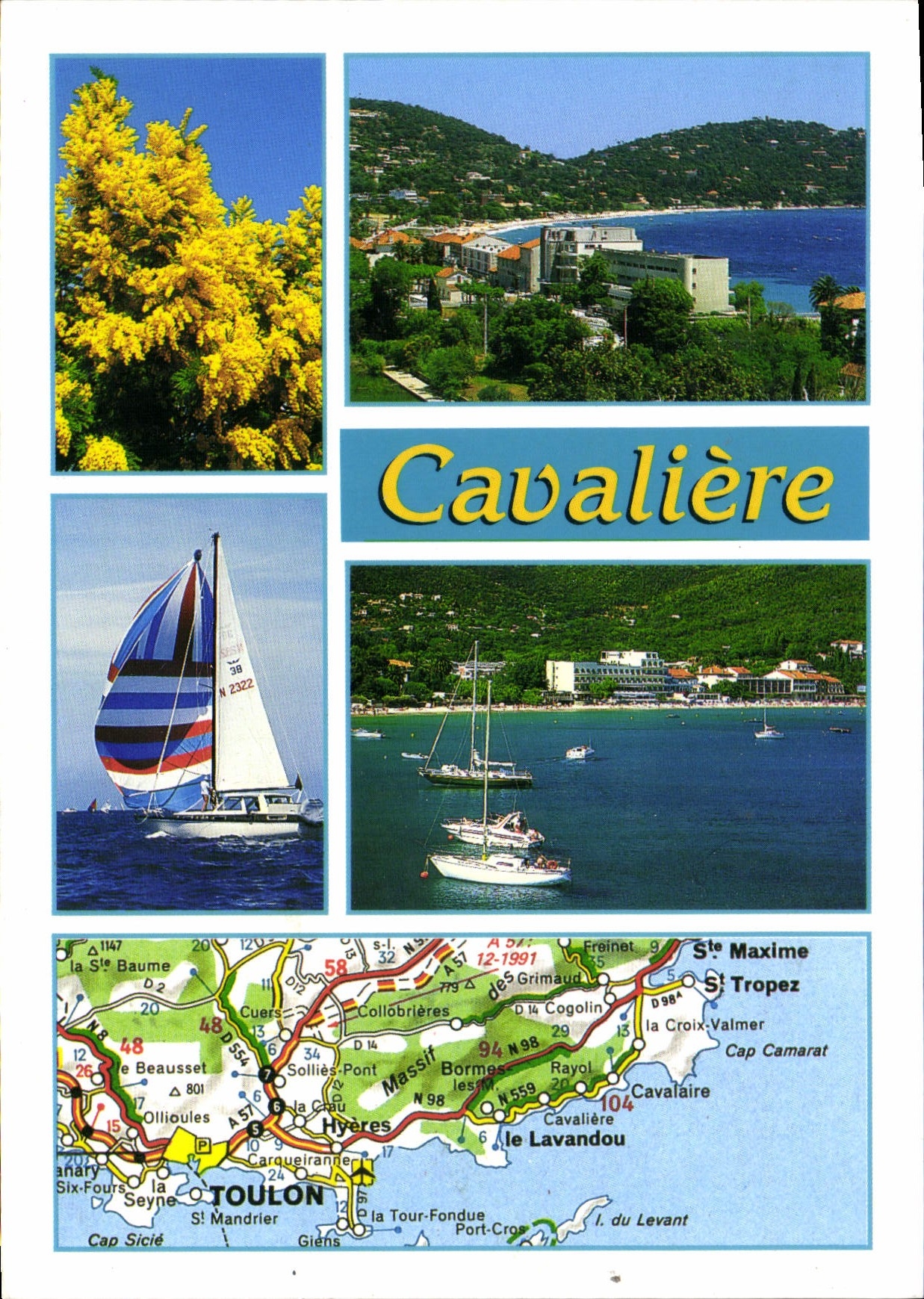 Cavalalière — carte postale touristique — Michelin, n°919 - Voorkant