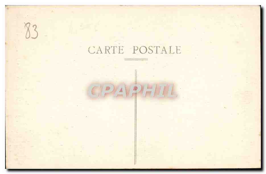 CPA Frejus Fragments d'aqueduc et route de Cannes — Rückseite