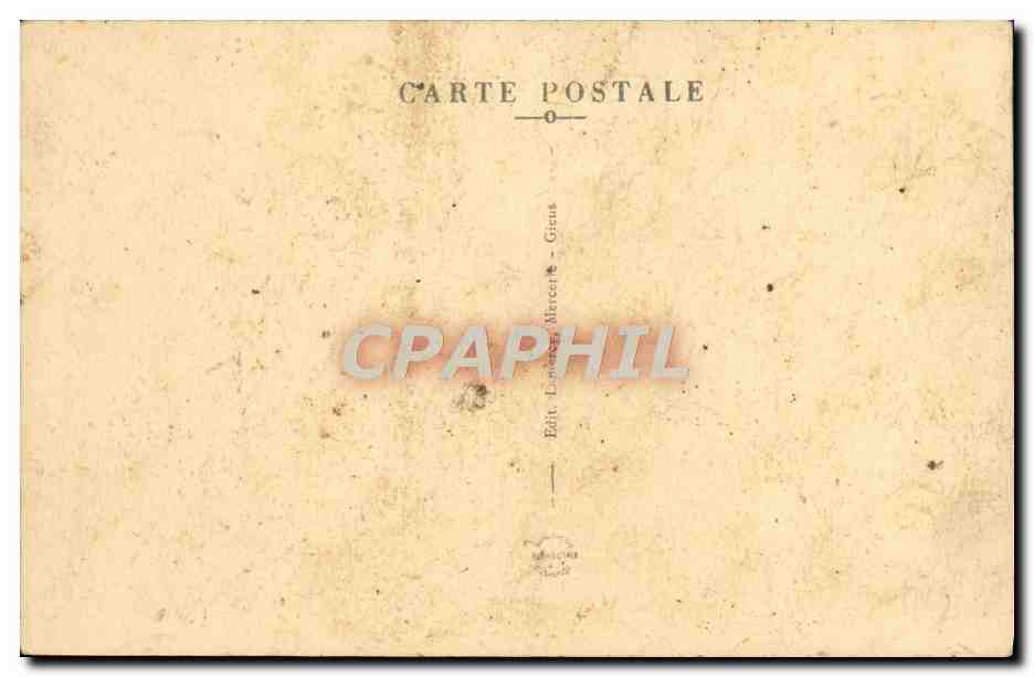 CPA Giens Falaises Du Rabat et de I'Ecampo Bariou — Achterkant
