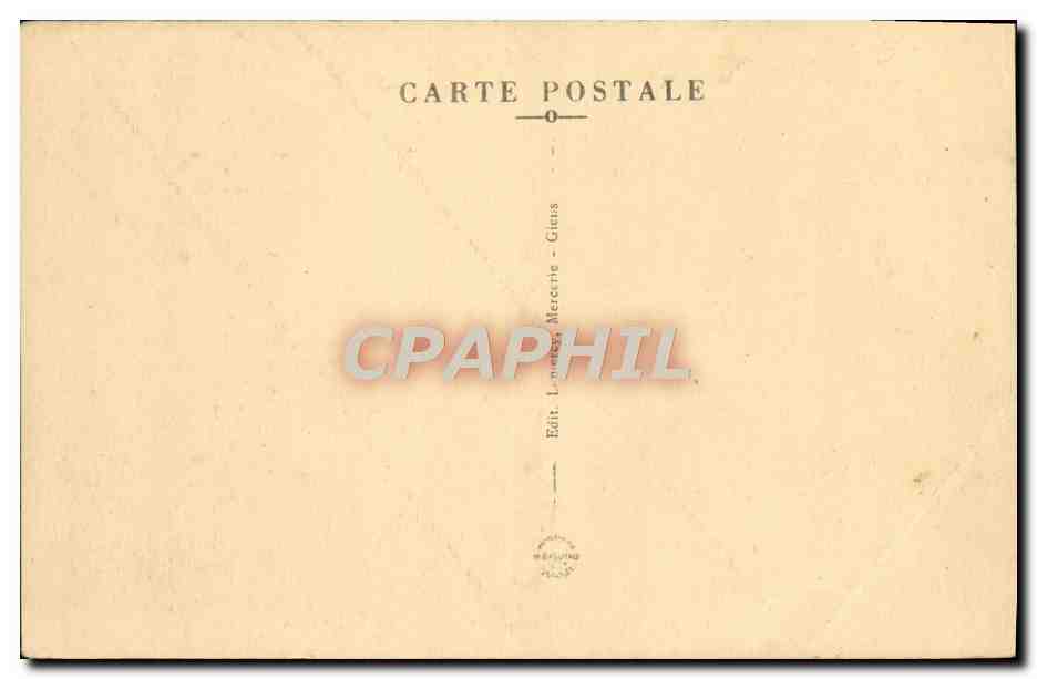 CPA Giens Falaises Du Rabat et de I'Ecampo Bariou — Achterkant