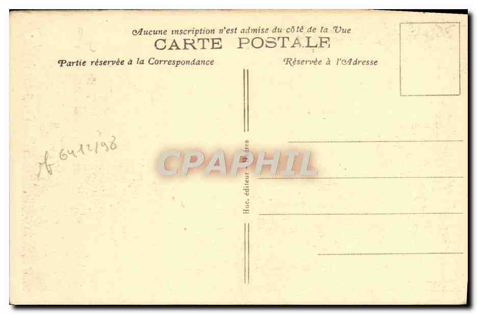 CPA Environs d'Hyeres Giens Effet de vague a la pointe de Madame — Rückseite