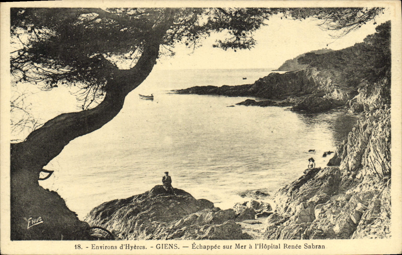Échappée sur Mer à l'Hôpital Renée Sabran — Environs d'Hyères — Giens — Éditeur Ehue, n°18