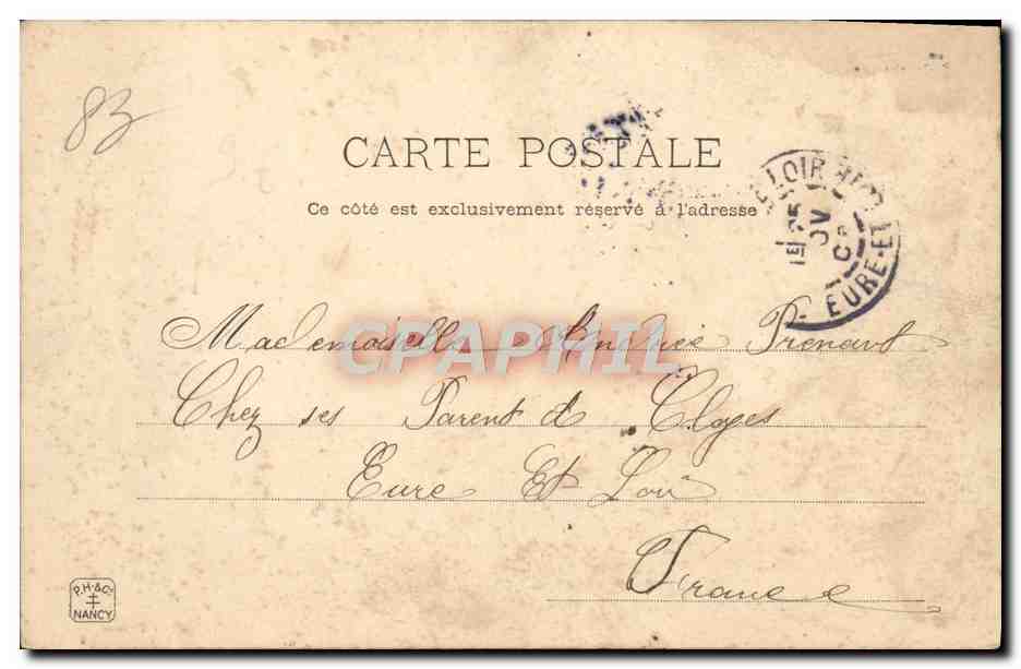 CPA Presqu'Ile de Giens Sanatorium Renee Sabran  — Rückseite