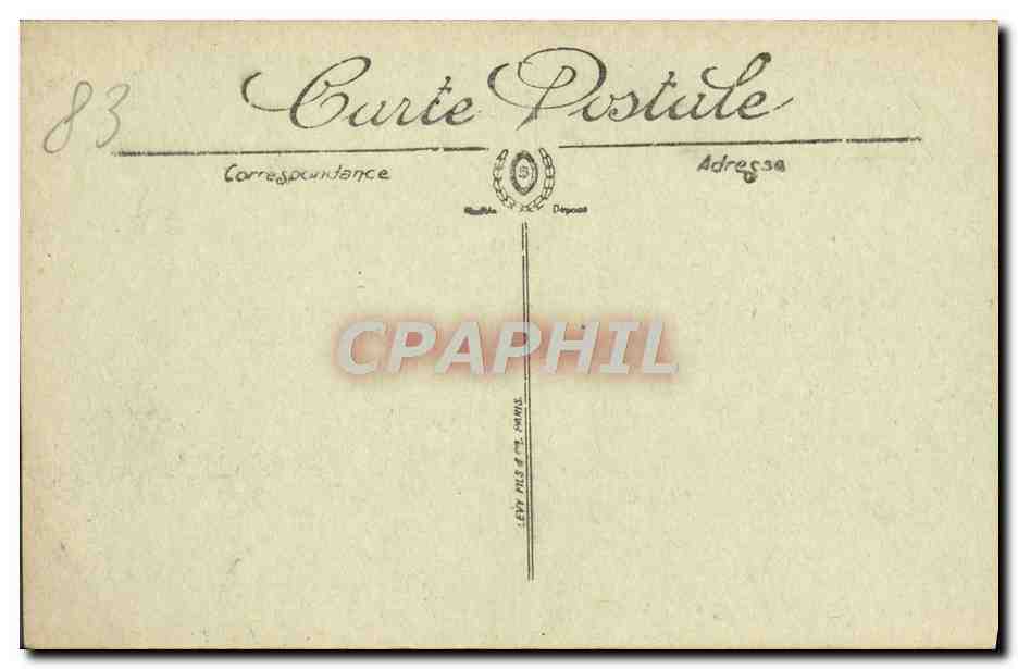 Hyères - Giens — La Tour Fendue et l'Île du Grand Ribeaud — LL, n°9 — Rückseite