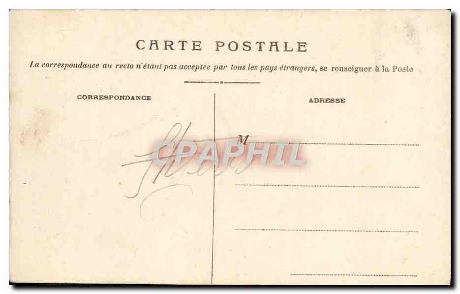 CPA Hyeres Portail Massillon Place de La Rade — Rückseite