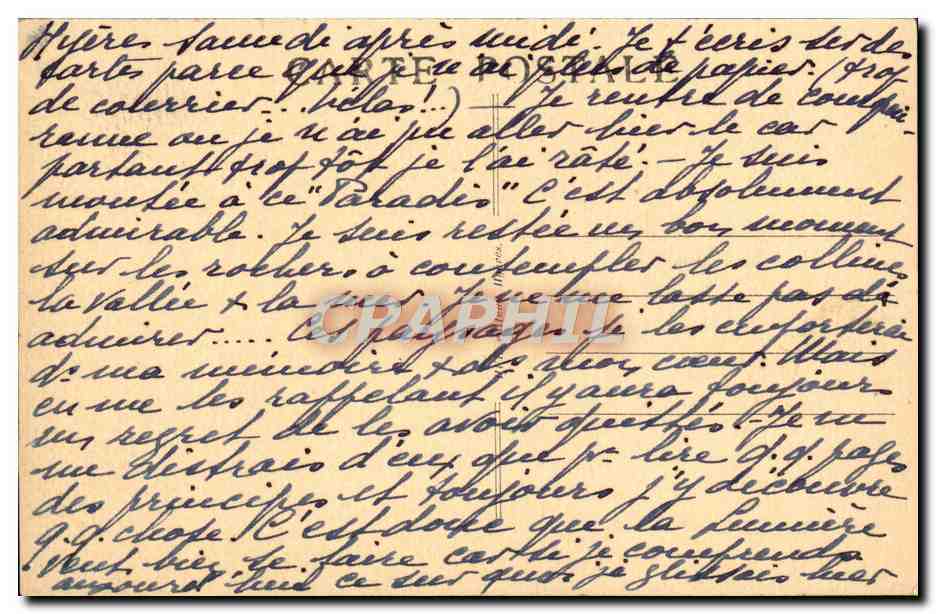 Hyères pittoresque — Portail antique et types de Napolitaines — Éditeur F. Huet, n° 146 — Reverso