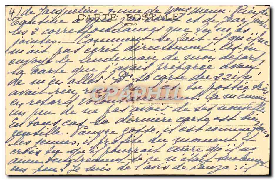 Hyères-les-Paimliers — L’Almanarre et les Pesquiers vus de San Salvadour — Étue — Verso