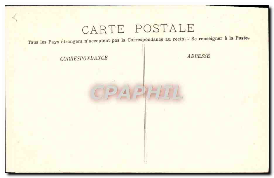CPA Hyeres Avenue Godillot — Rückseite