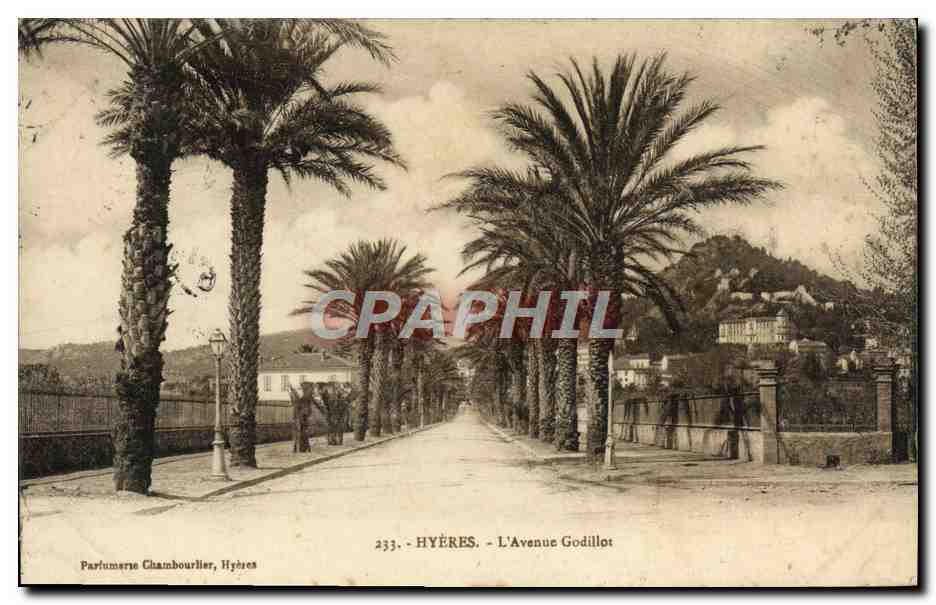 Hyères - L'Avenue Godillot — Parfumerie Chambourlier, Hyères, n° 233
